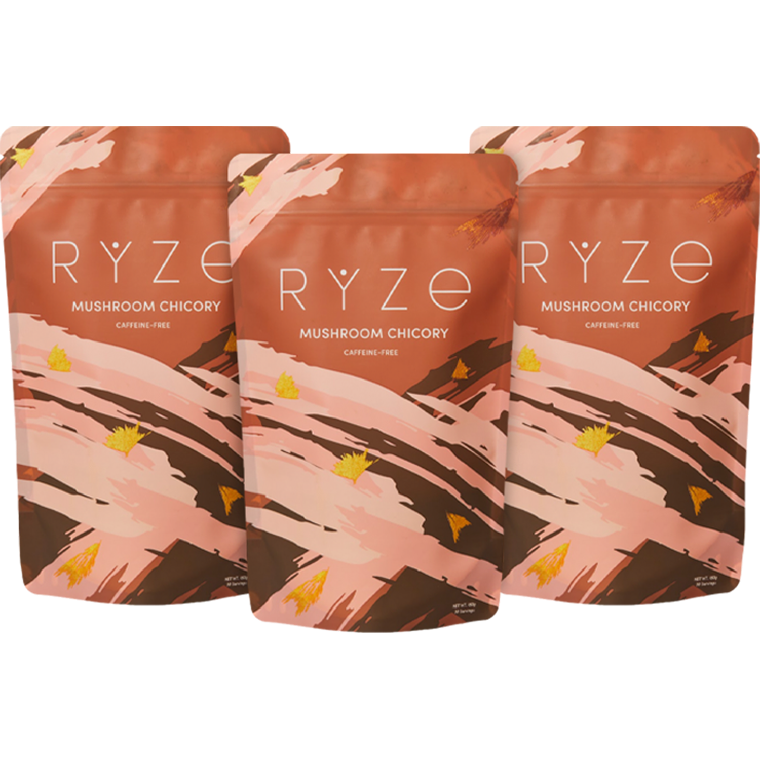 RYZE Mushroom Chicory caffeine-free bags