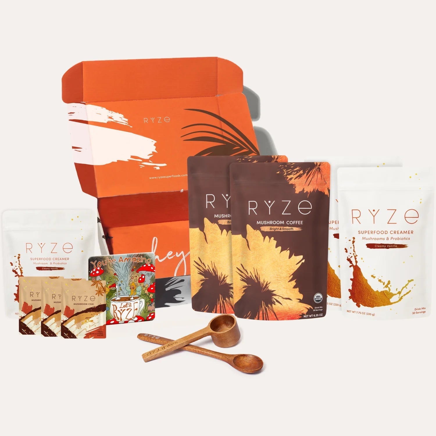 RYZE ryze Power Bundle 2 Coffee 2 Creamer �?Fall Sale