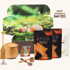 RYZE mushroom Coffee House Blend Ritual Set